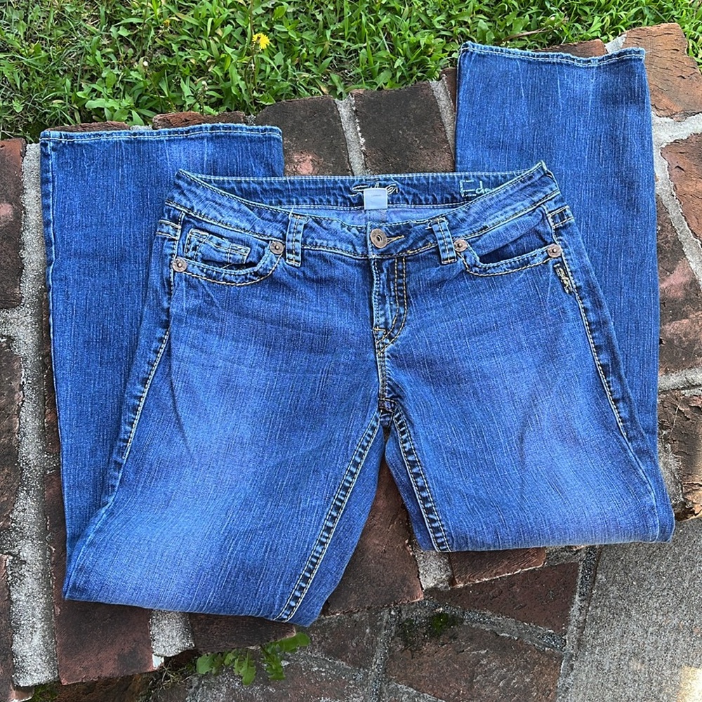 Silver "EDEN" flare blue jeans size 31 - Picture 3 of 6